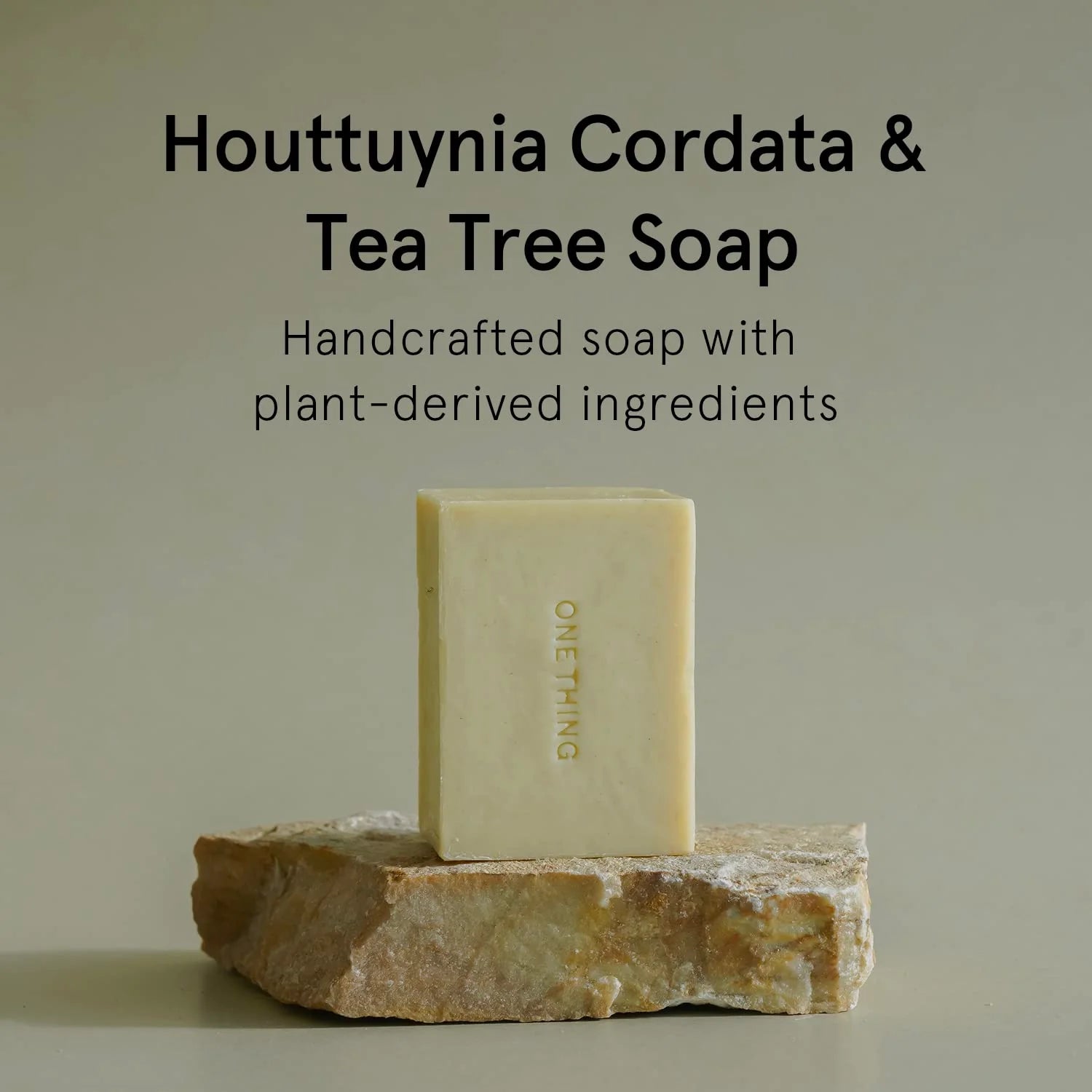 ONE THING TEA TREE + HOUTTUYNA CORDATA NATURAL SOAP 100g
