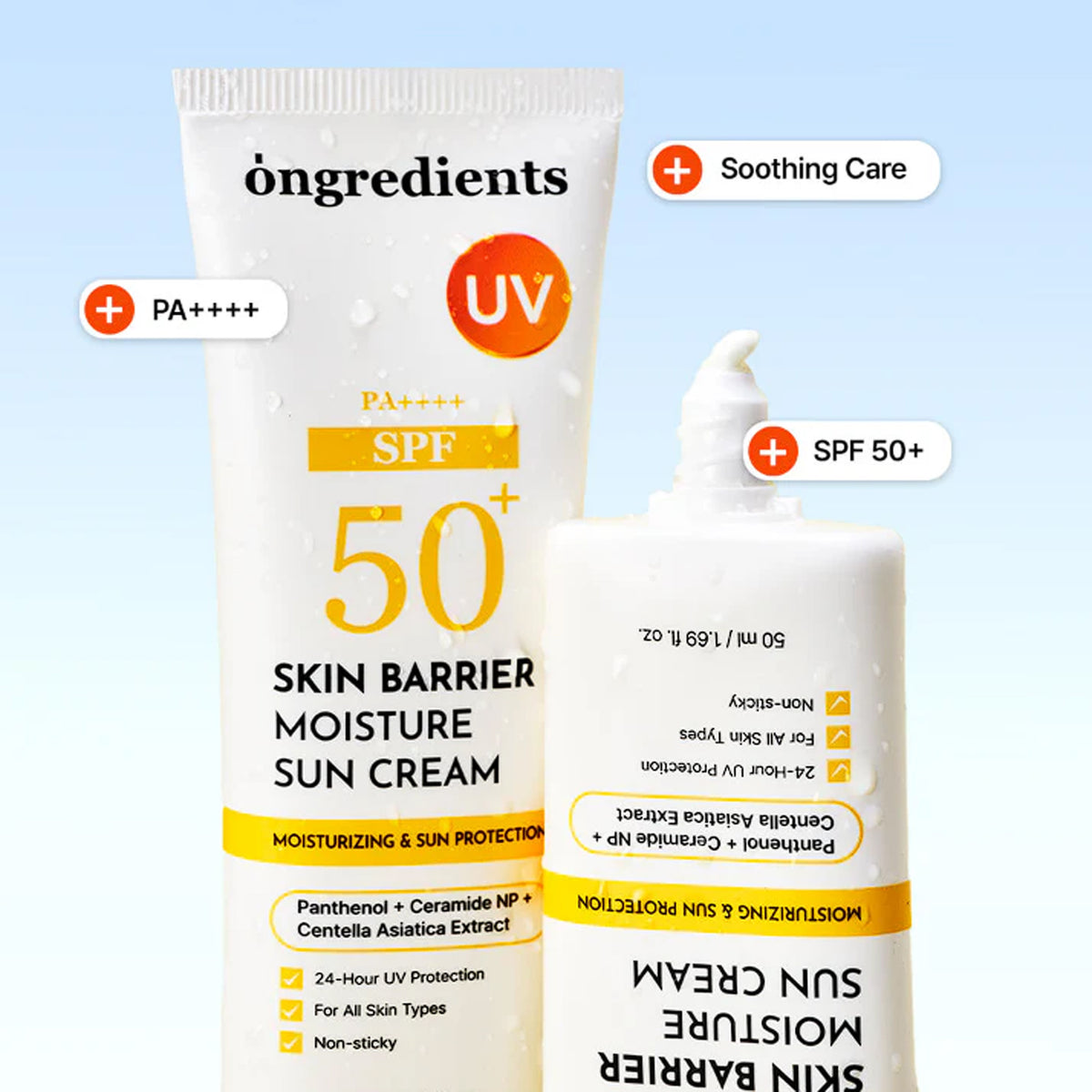 Ongredients Skin Barrier Moisture Sun Cream 50ml