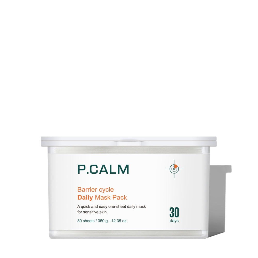 P.CALM Barrier Cycle Daily Mask Pack 30 Days 350g (30 sheets) | DODO ...
