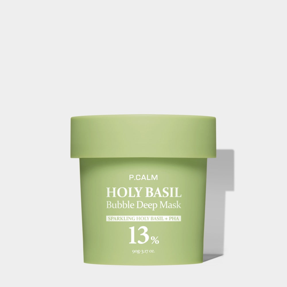 P.CALM Holy Basil Bubble Deep Mask 90g | DODO SKIN – DODOSKIN