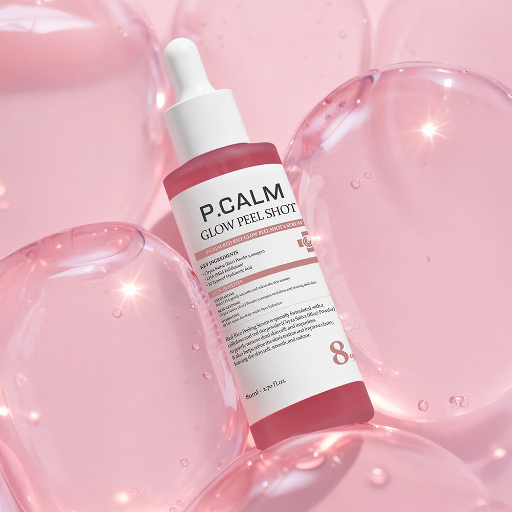P.CALM Red Rice Glow Peel Shot 8 Serum 80ml