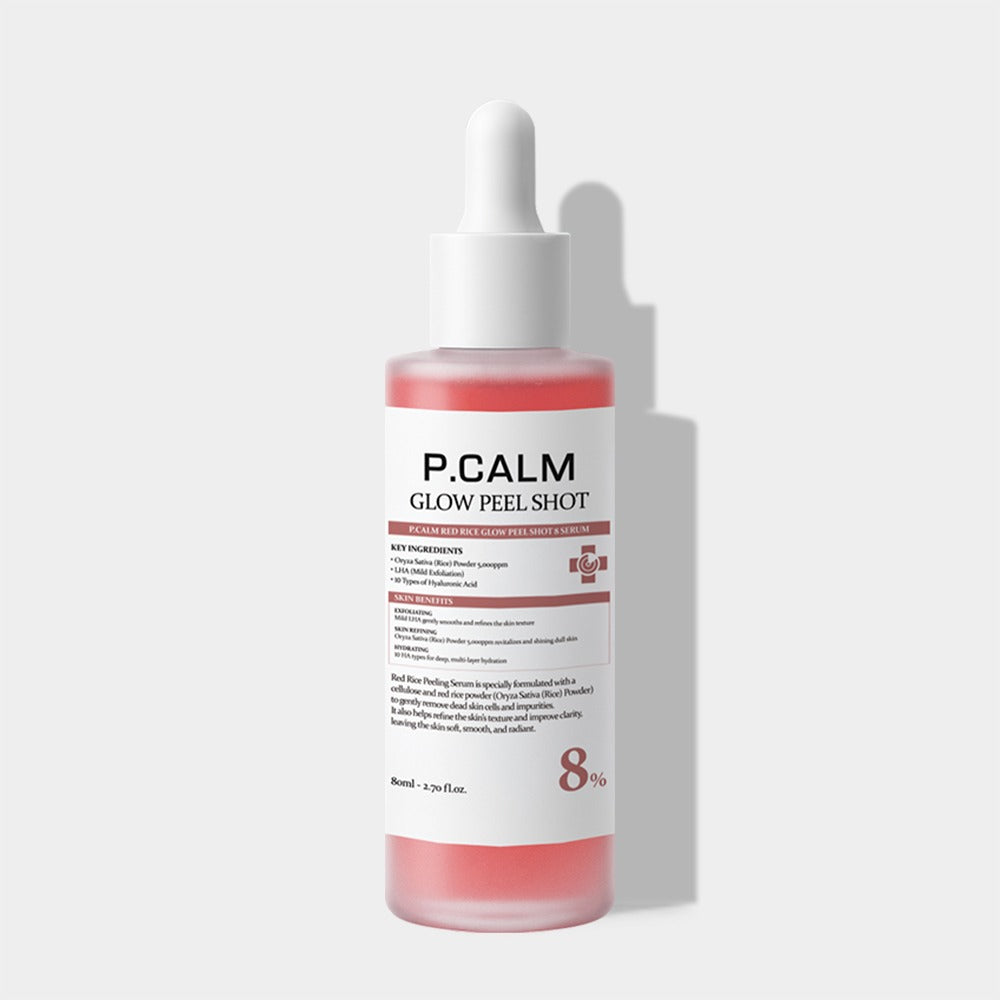 P.CALM Red Rice Glow Peel Shot 8 Serum 80ml
