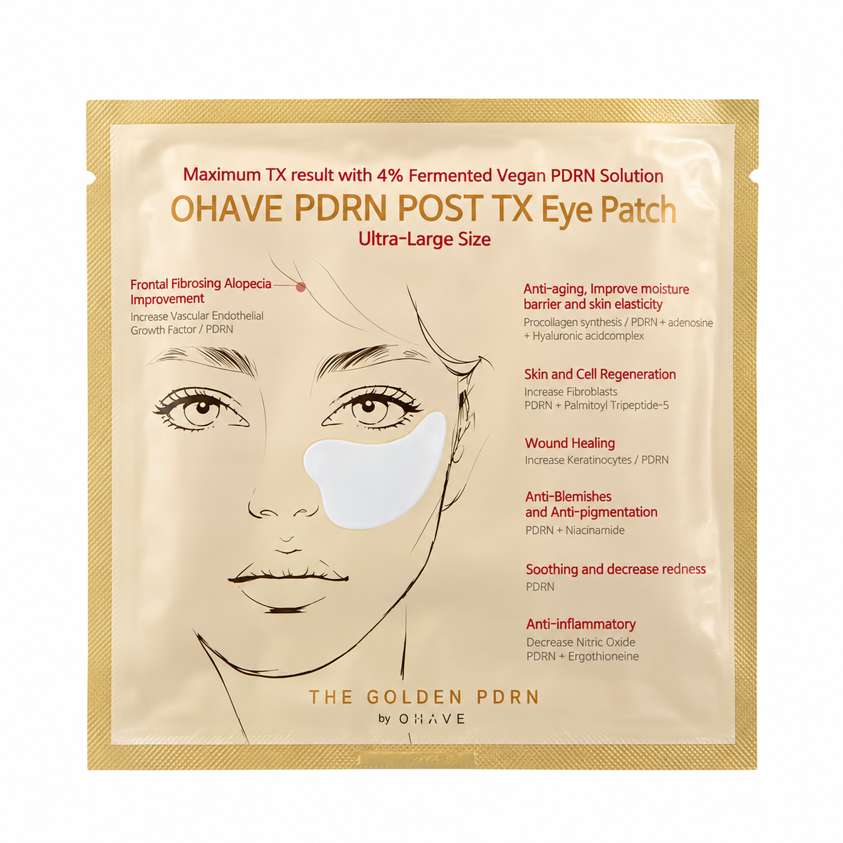 [$11 DEAL] OHAVE PDRN POST TX Eye Patch 1BOX