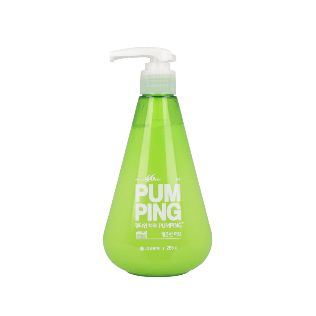 PERIOE Pumping Gel Type Toothpaste 3types Herb flavor in GIF