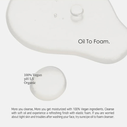 PESTLO Ourecipe Oil To Foam Cleanser 200ml