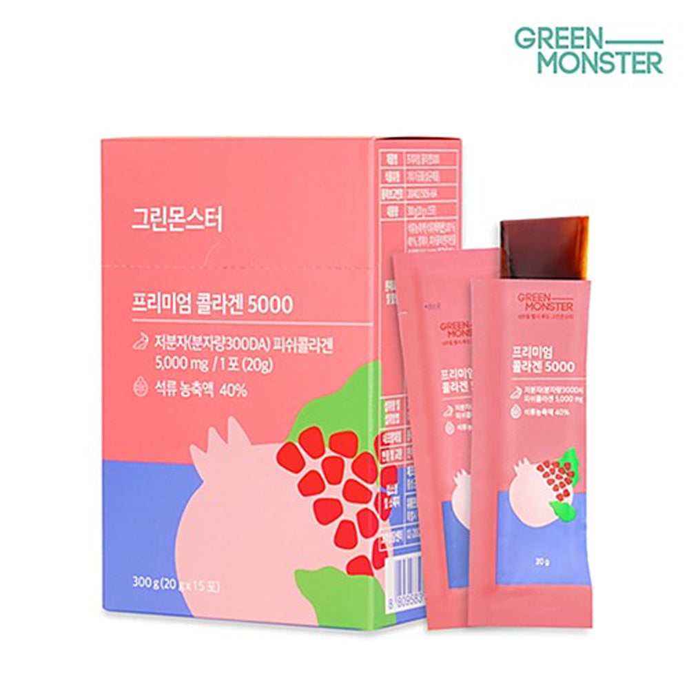 GREEN MONSTER Premium Collagen 5000 (20g x 15ea)