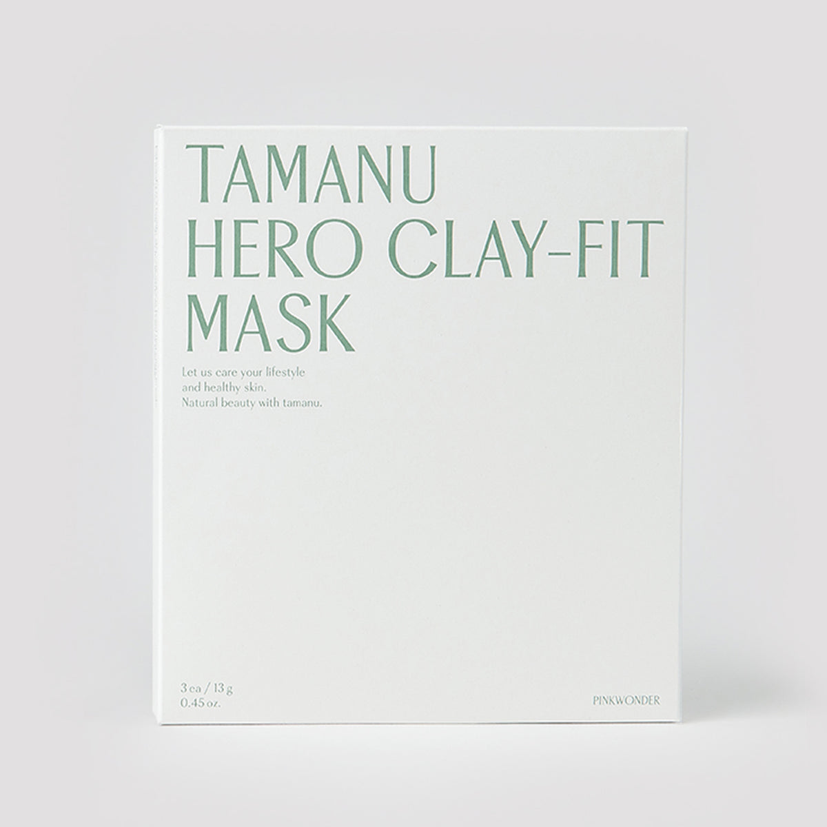 PINKWONDER Tamanu Hero Clay-Fit Mask 3ea