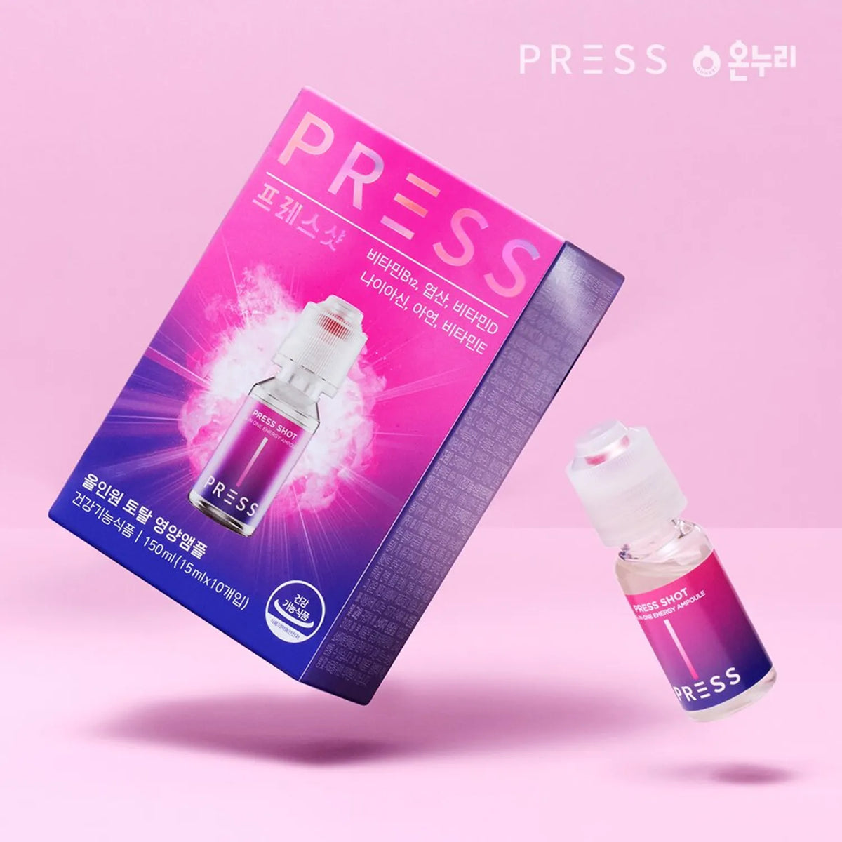 PRESS SHOT All In One Energy Ampoule Press Shot 15ml × 40