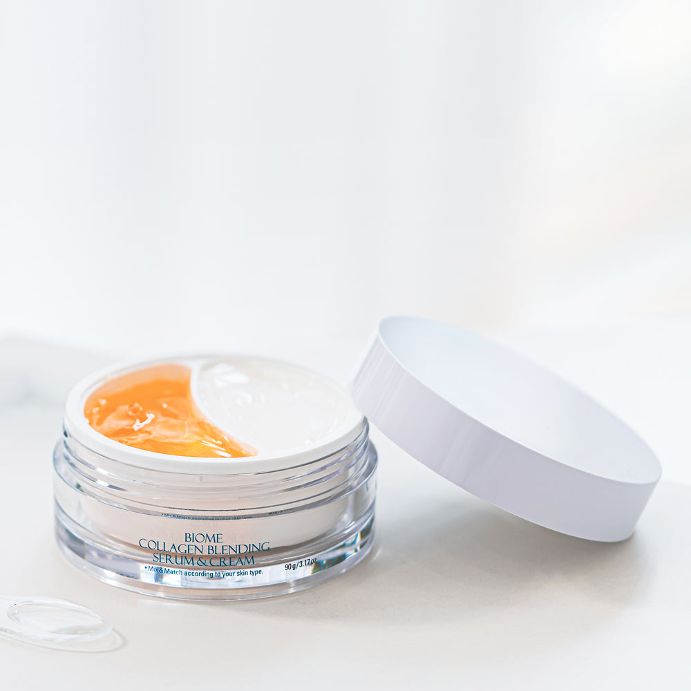 PRRETI Biome Collagen Blending Half-and-Half Cream (Serum & Cream) 45g + 45g