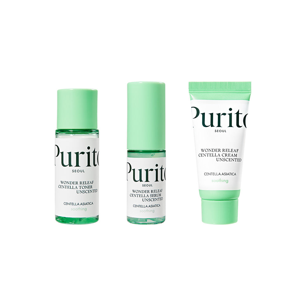 [Deal] PURITO Wonder Releaf Centella Mini Kit Unscented