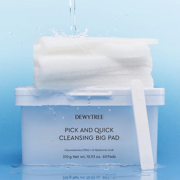 DEWYTREE Pick & Quick Tear-Off Cleansing Big Pads 310g 60 Sheets