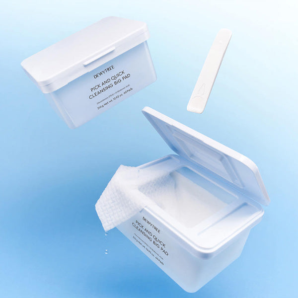 DEWYTREE Pick & Quick Tear-Off Cleansing Big Pads 310g 60 Sheets