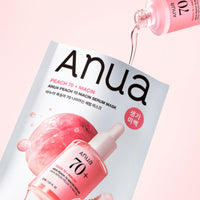 Anua Peach Niacinamide Serum Mask 25g 10 Sheets