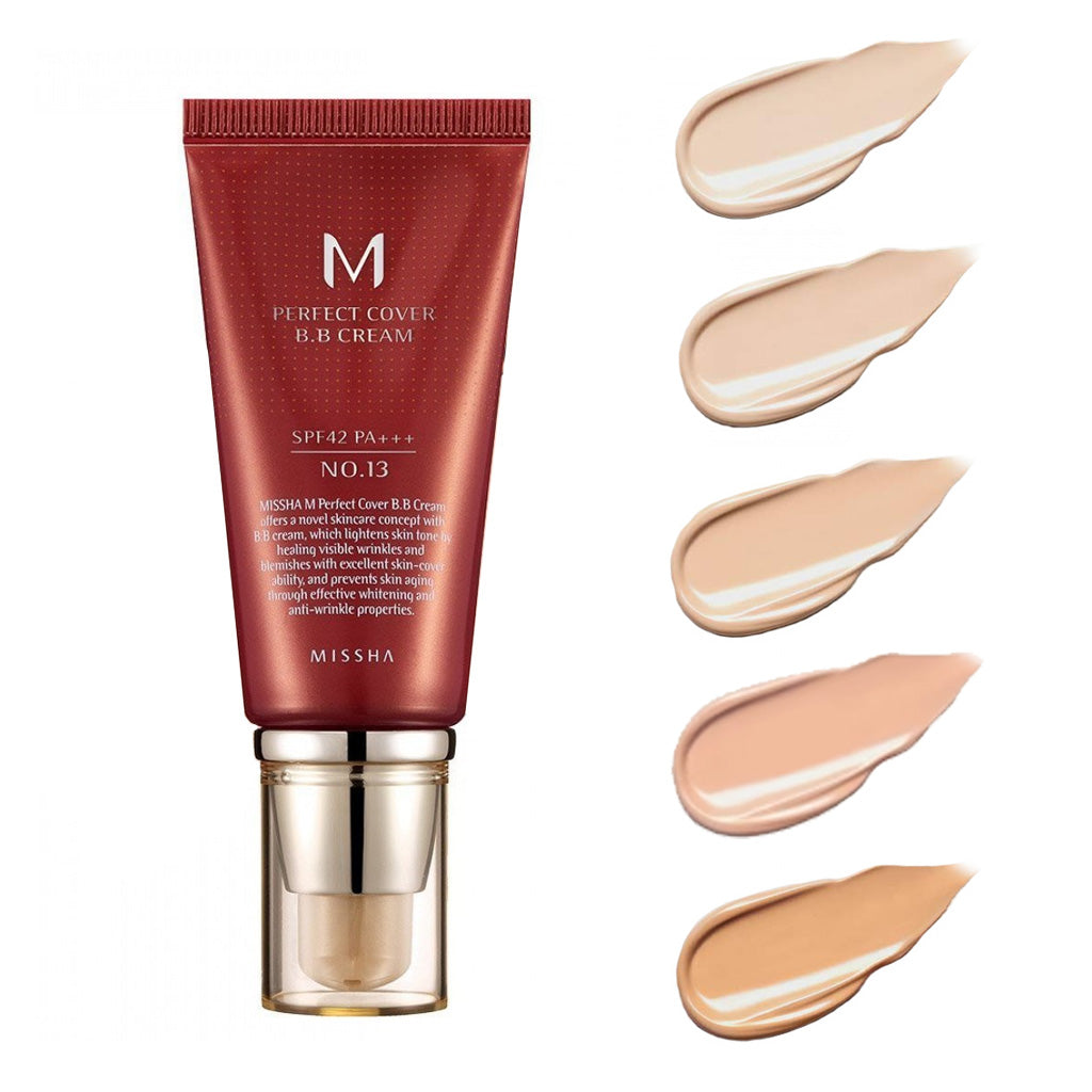 [Expiration imminen] MISSHA M Perfect Cover BB Cream SPF42 PA+++ 50ml #13 Bright Beige