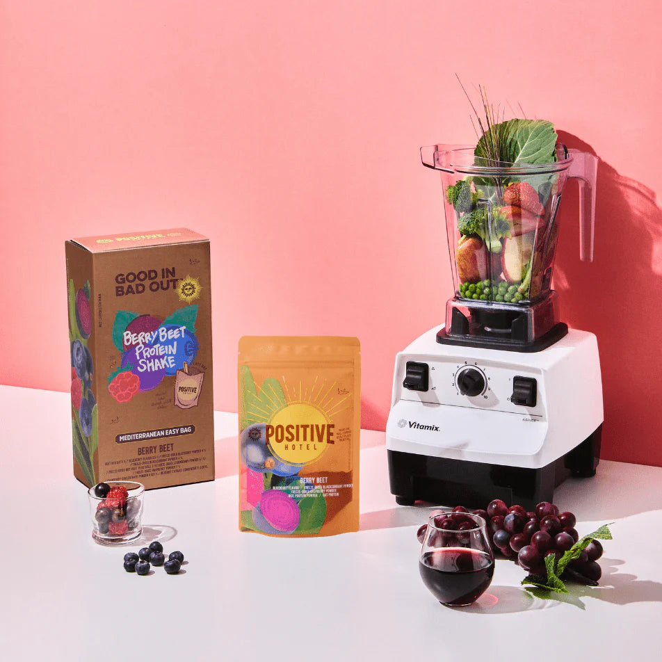 Positive Hotel Mediterranean Easy Bag Berry Beet Protein 1box (45g* 9)