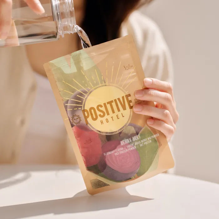 Positive Hotel Mediterranean Easy Bag Berry Beet Protein 1box (45g* 9)