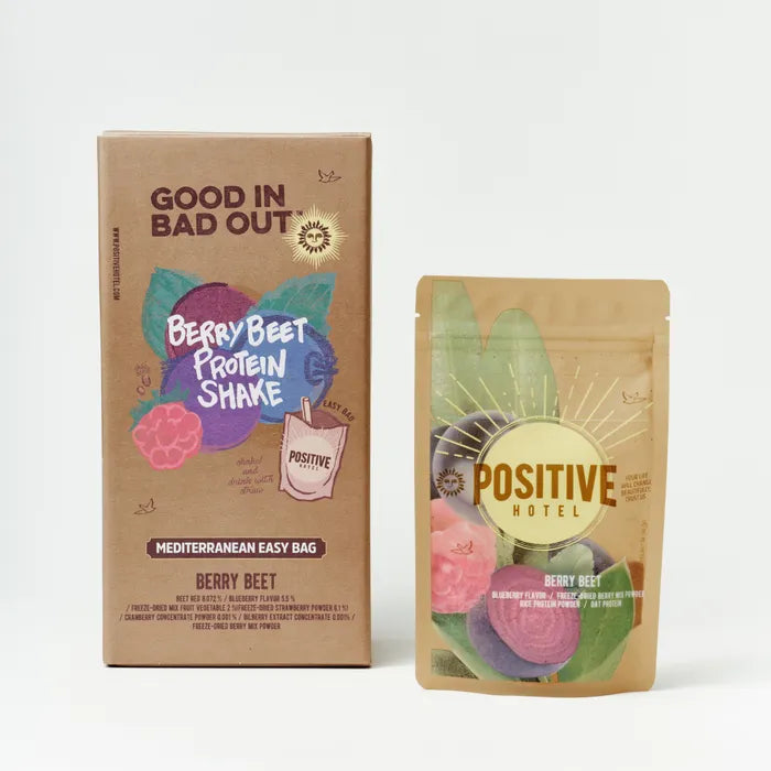Positive Hotel Mediterranean Easy Bag Berry Beet Protein 1box (45g* 9)