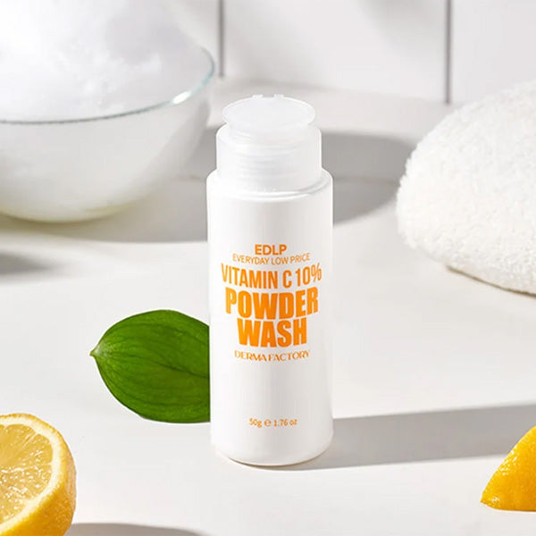 DERMA FACTORY EDLP Vitamin C 10% Enzyme Powder Wash 50g