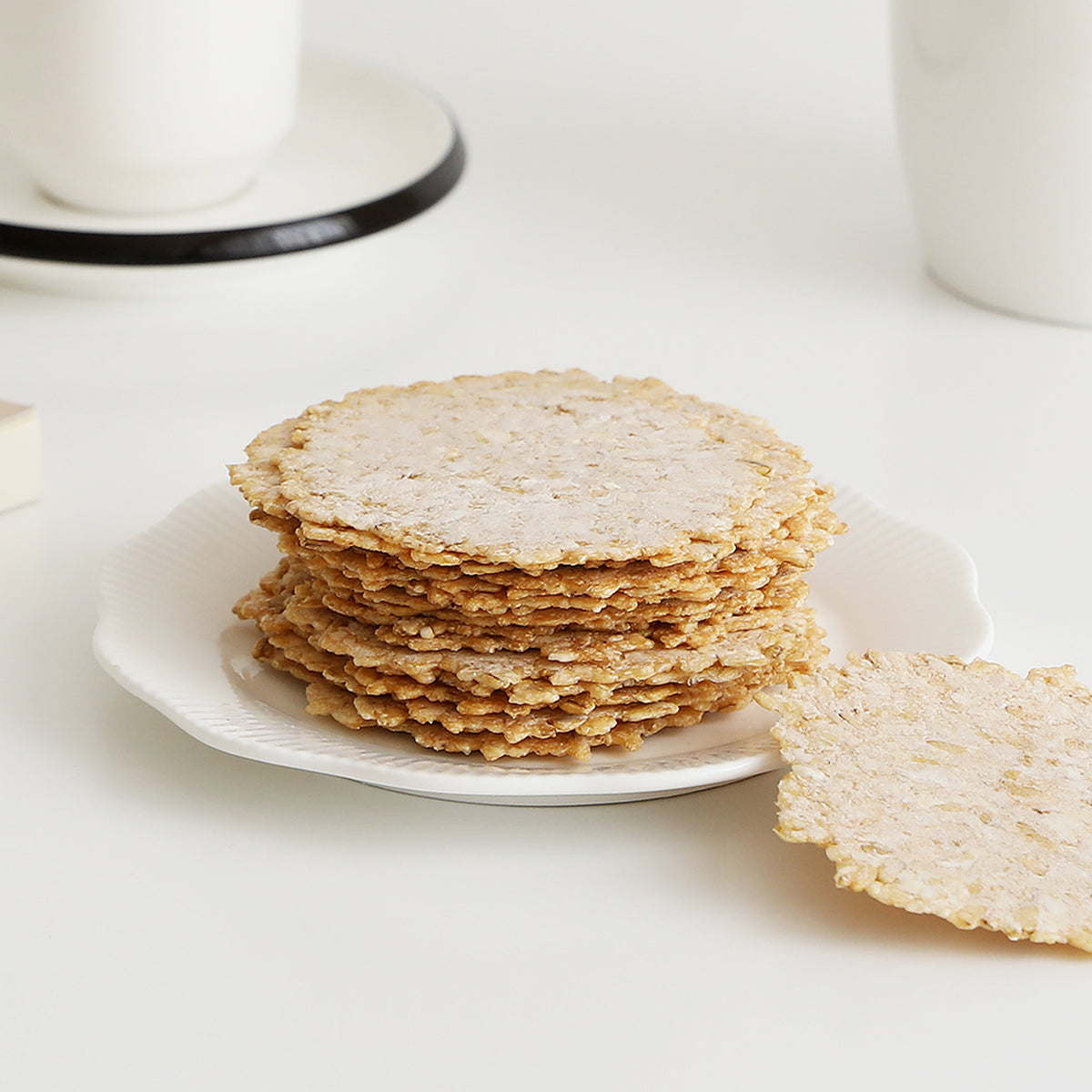 Pungsimdang Horong-chip Brown Rice, Oat & Konjac Scorched Rice Crisps (20 Packs)