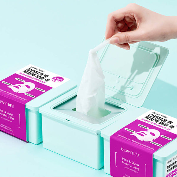 DEWYTREE Pick & Quick Pull-Out Moistureful Mask 380g 35 Sheets