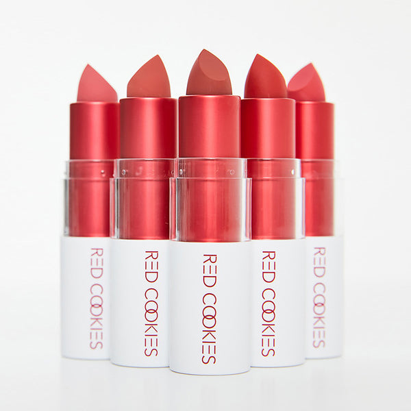 Red Cookies Marshmallow Powder Lipstick 3.5G 6 Colors