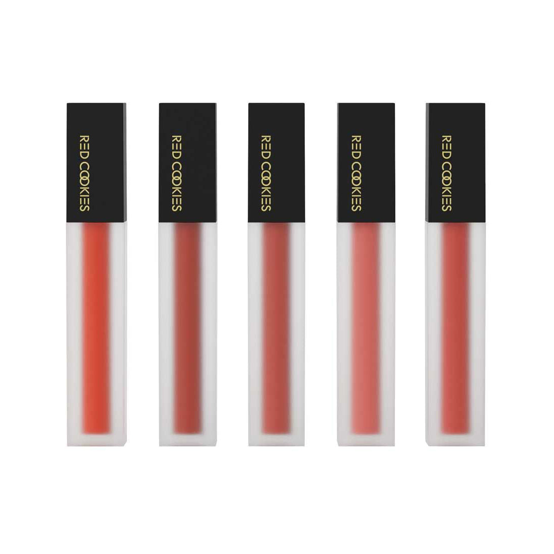 Galletas rojas de agua tinte de terciopelo 4g 5 colores