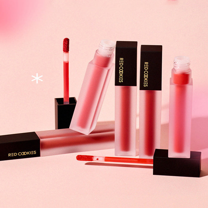 Galletas rojas de agua tinte de terciopelo 4g 5 colores