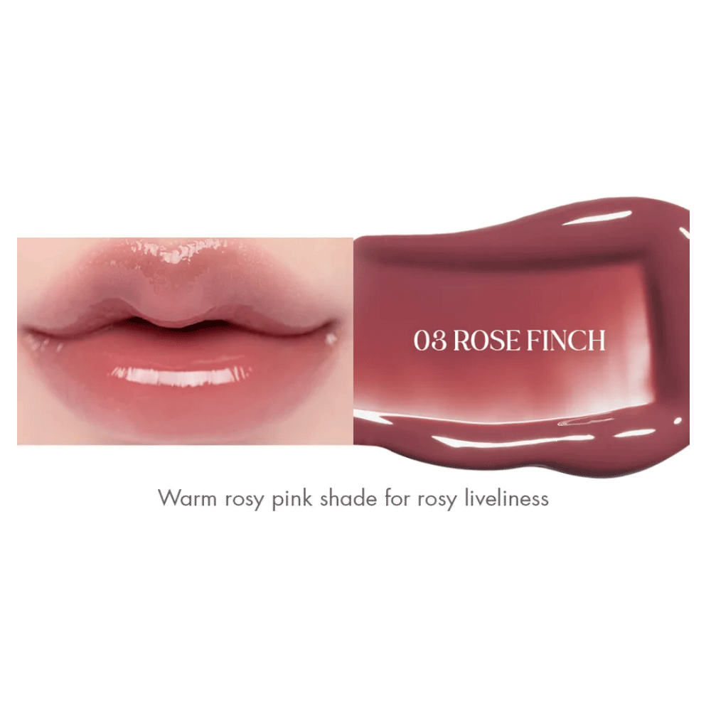 [Expiration imminen] rom&nd Glasting Color Gloss 4g #3 Rose Finch