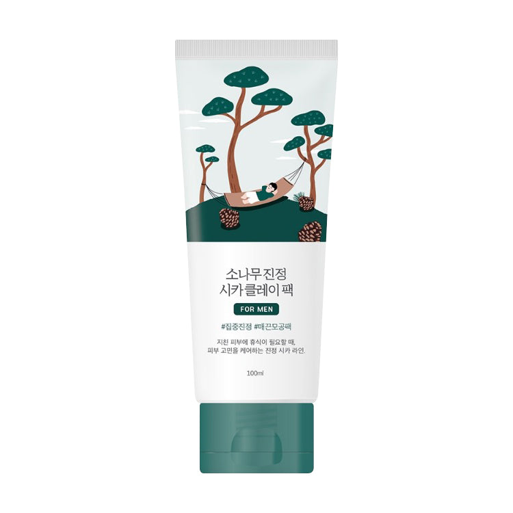 ROUND LAB For Men Pine Soothing Cica Clay Pack 100ml