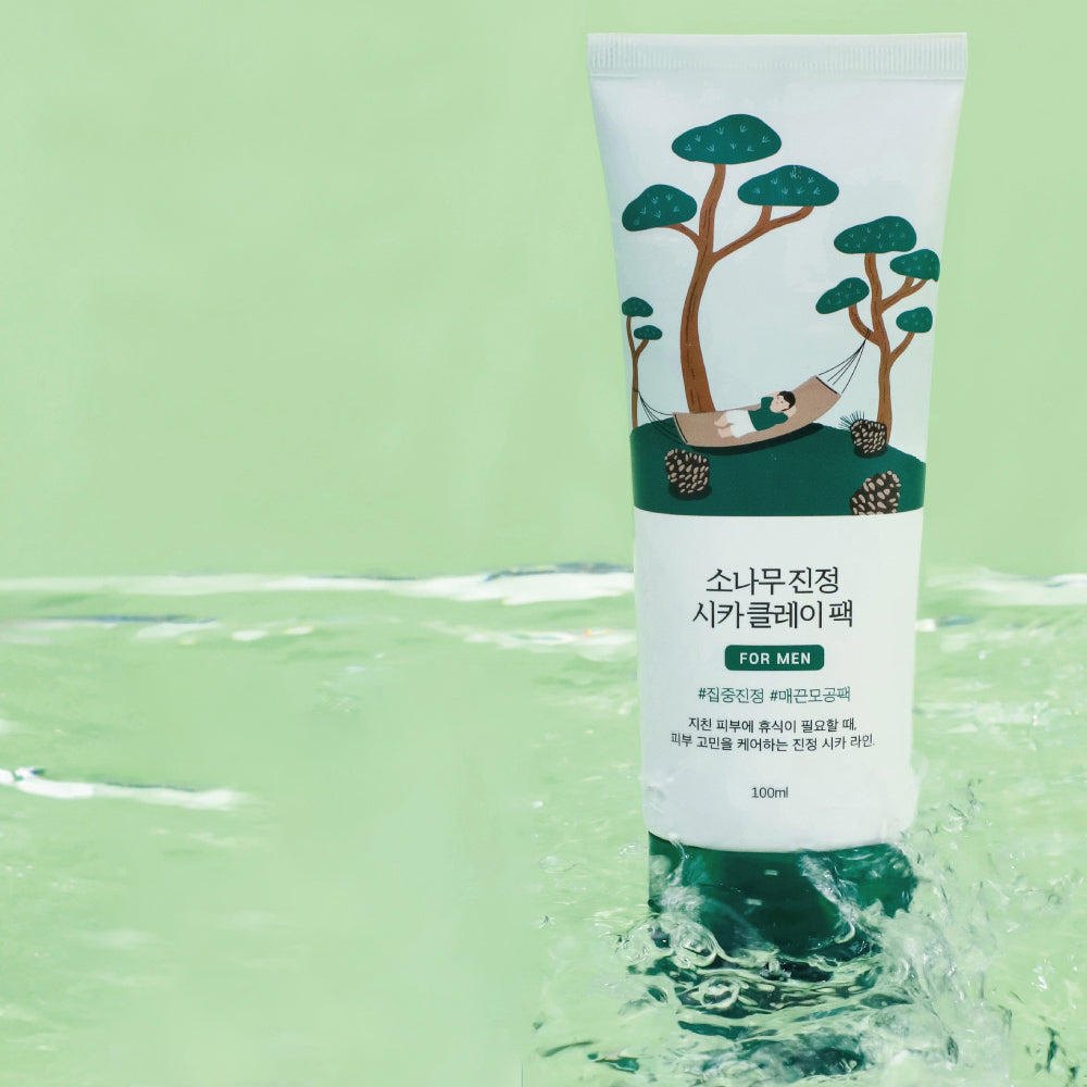 ROUND LAB For Men Pine Soothing Cica Clay Pack 100ml