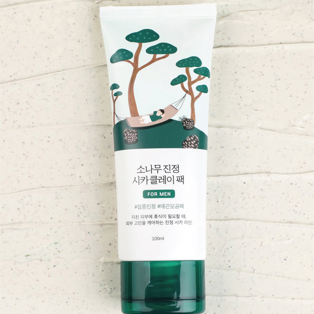ROUND LAB For Men Pine Soothing Cica Clay Pack 100ml