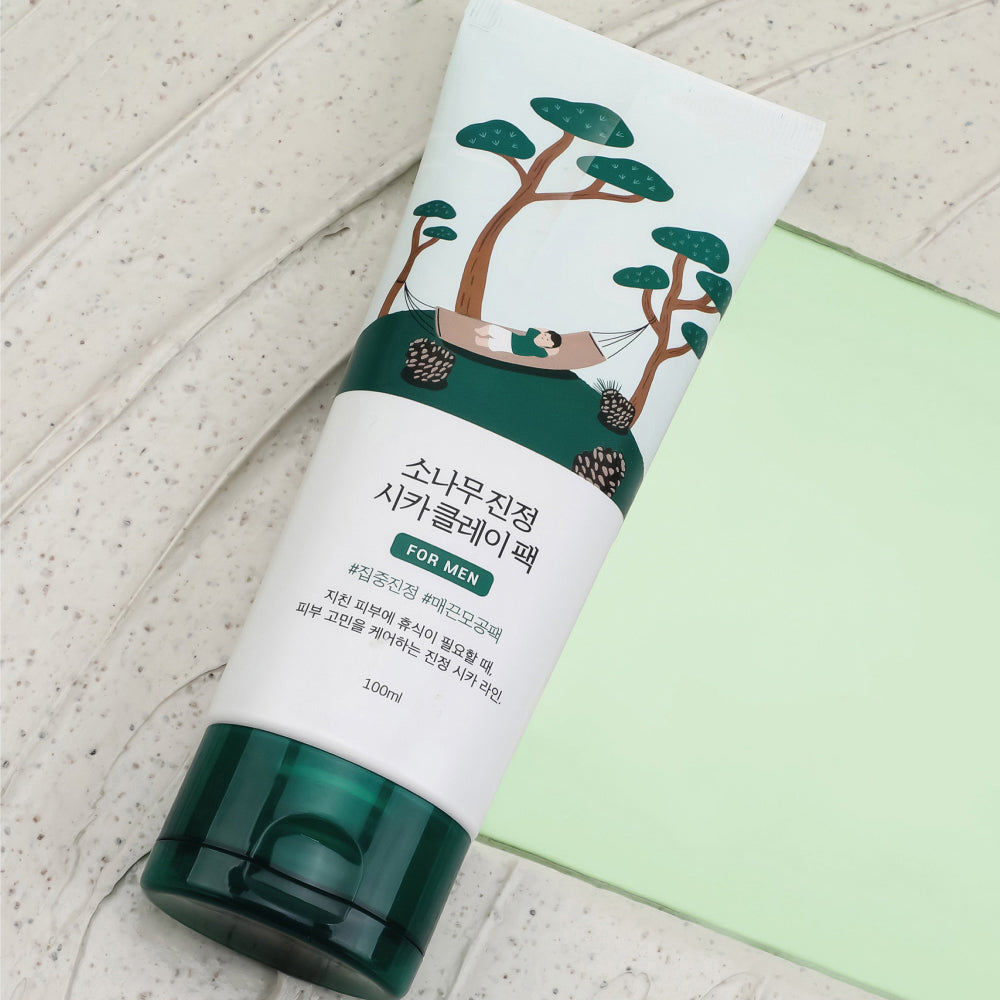 ROUND LAB For Men Pine Soothing Cica Clay Pack 100ml