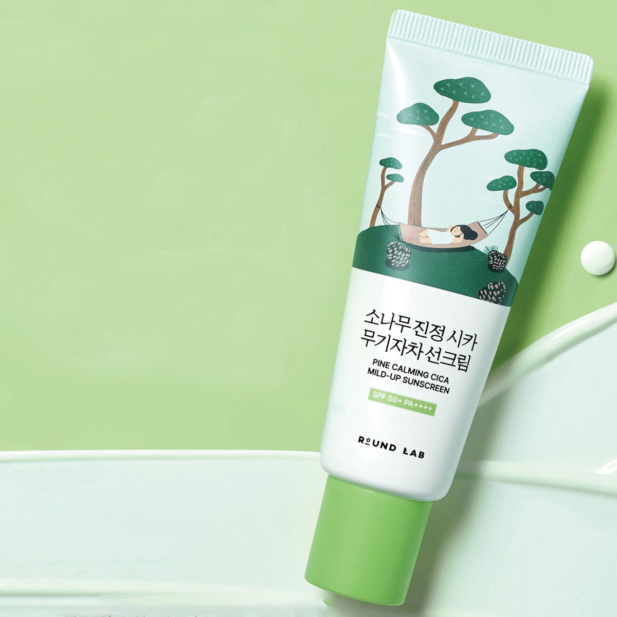 ROUND LAB Pine Soothing Cica Mineral Sunscreen SPF50+ PA++++ 40ml