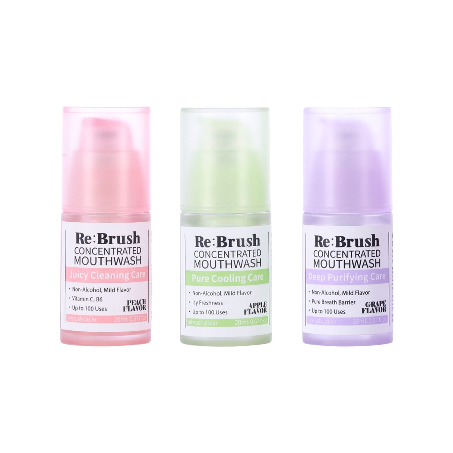 Re:Brush Concentrated Mouthwash 20ml (Choose 1 from 3 Options)