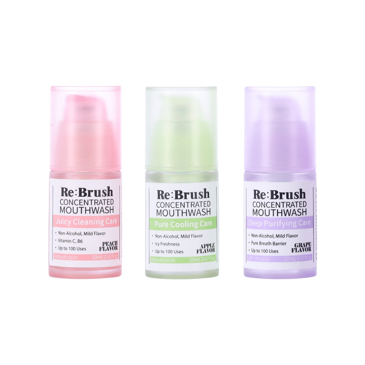 Re:Brush Concentrated Mouthwash 20ml (Choose 1 from 3 Options)