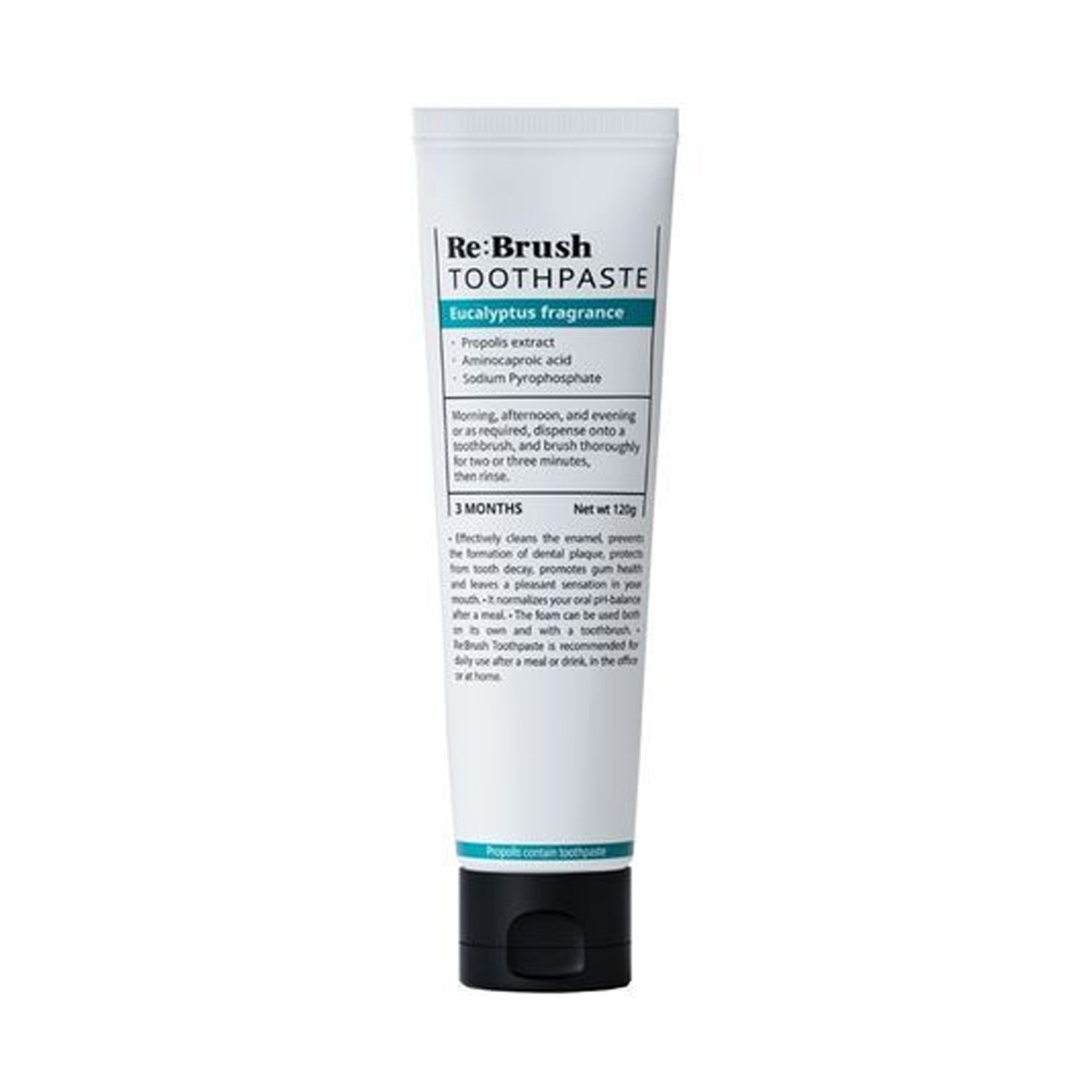 Re:Brush Oral Care Eucalyptus Natural Toothpaste 120g