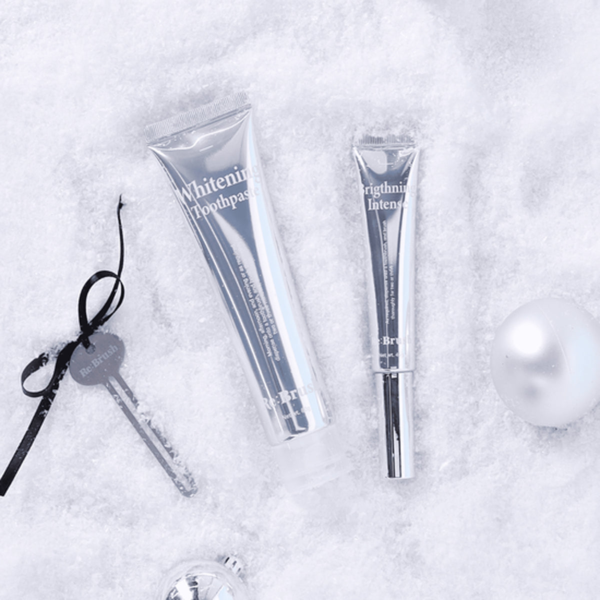 Re:Brush Radiant Whitening 2-Piece Kit (Teeth Whitening 80g + Brightening Toothpaste 40g)