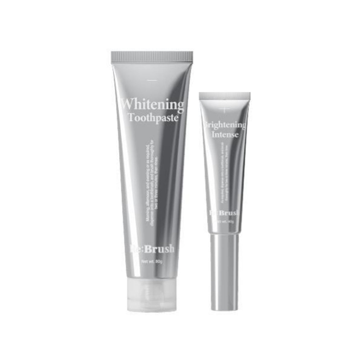 Re:Brush Radiant Whitening 2-Piece Kit (Teeth Whitening 80g + Brightening Toothpaste 40g)