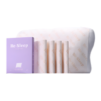 Re:Sleep [1+1] Skin-Protection MOF Antibacterial Replacement Pillow Covers (Total 8 Sheets)