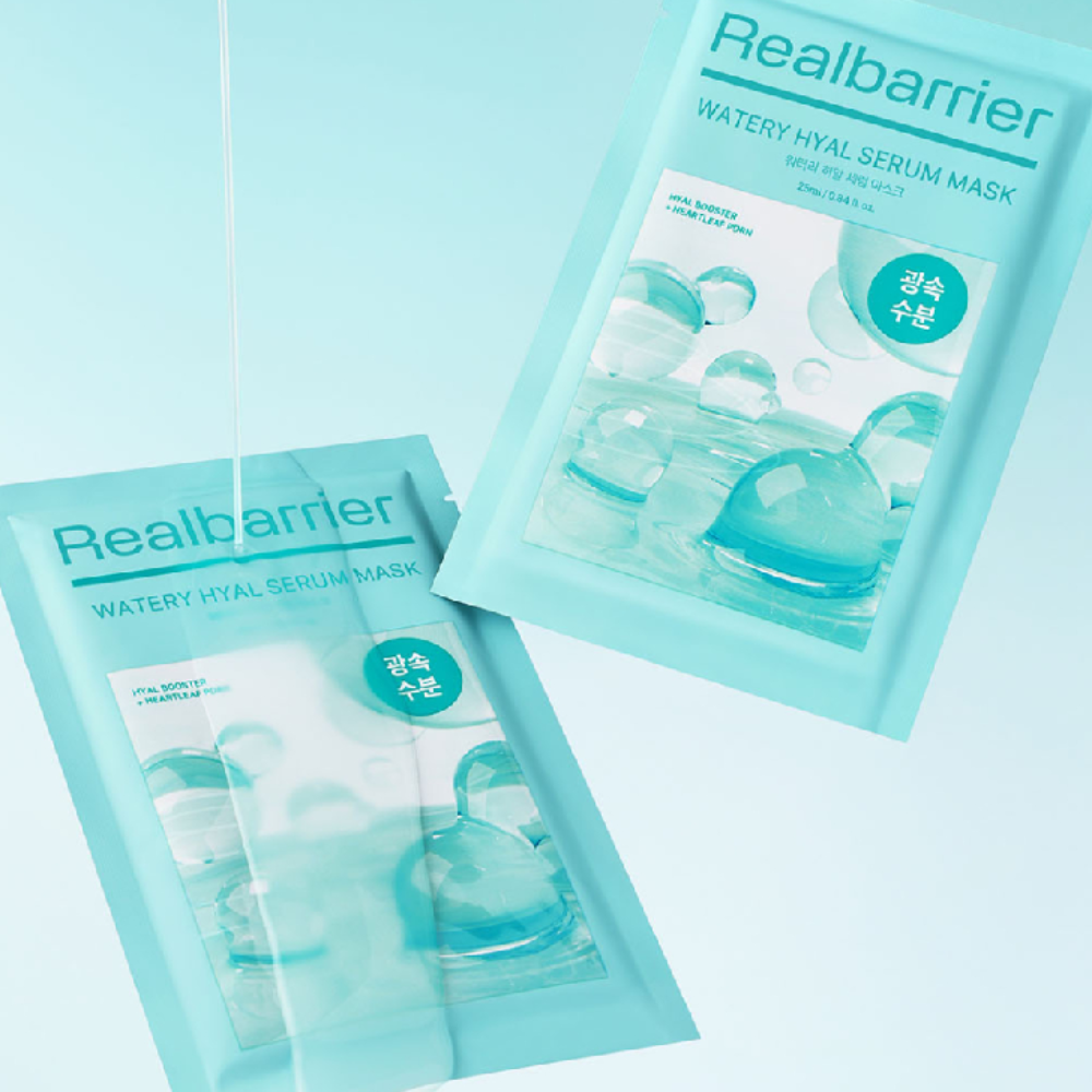 Real Barrier Watery Hyal Serum Mask 25ml X 10 sheets