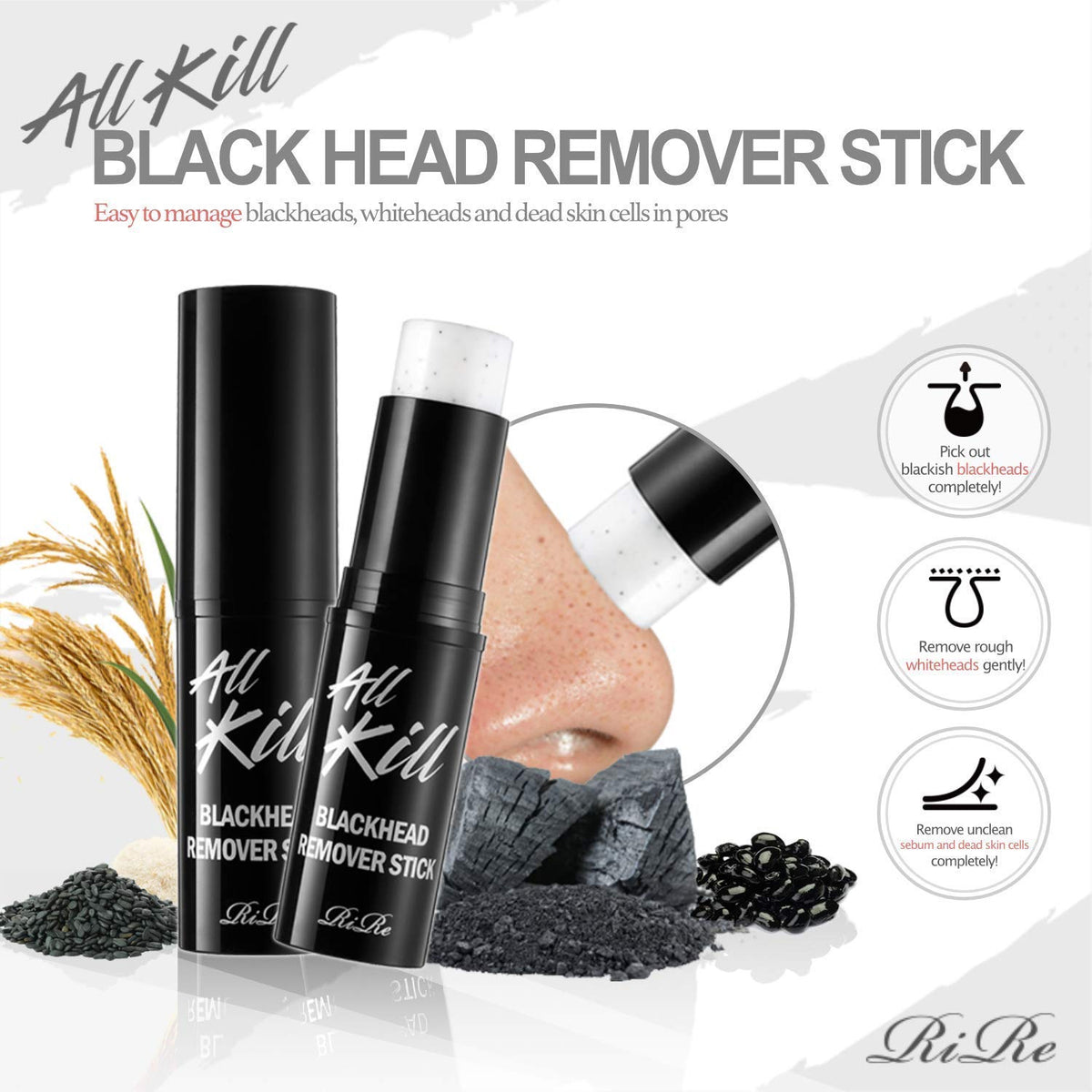 RiRe All Kill Blackhead Remover Stick 10g