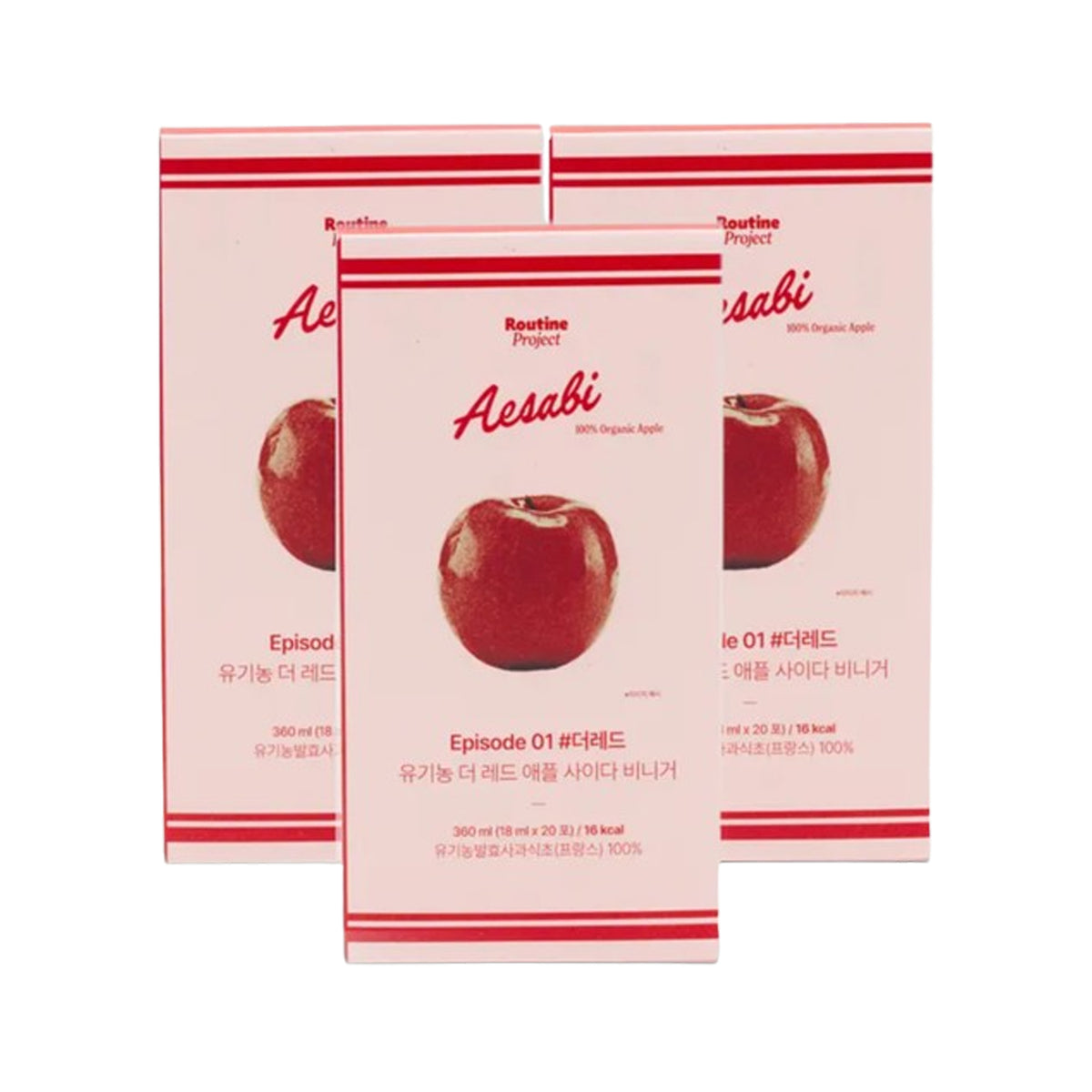 Proyecto de rutina La caja de vinagre de sidra de manzana roja (manzana orgánica) 3