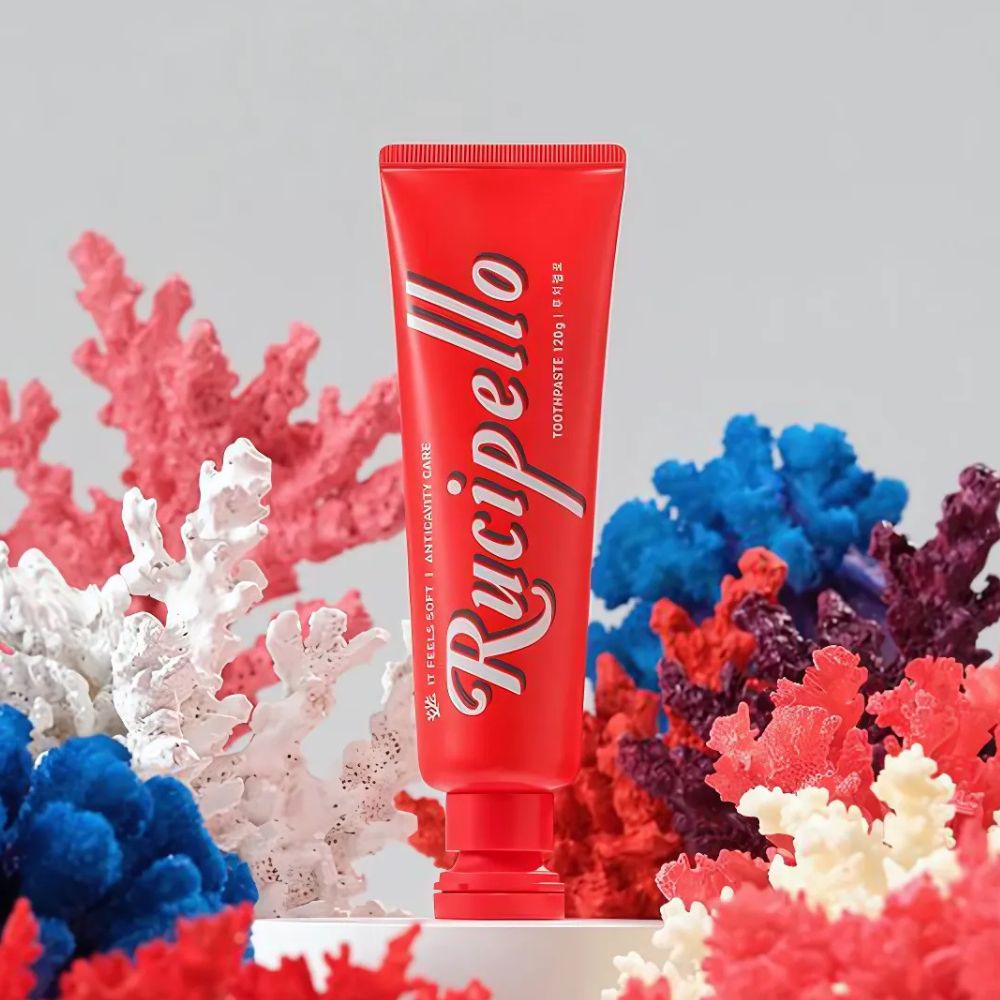 Infused with a blend of coral reef-inspired ingredients, this toothpaste is enriched with fluoride (1450 ppm) to strengthen enamel, fight cavities, and protect against plaque buildup. 