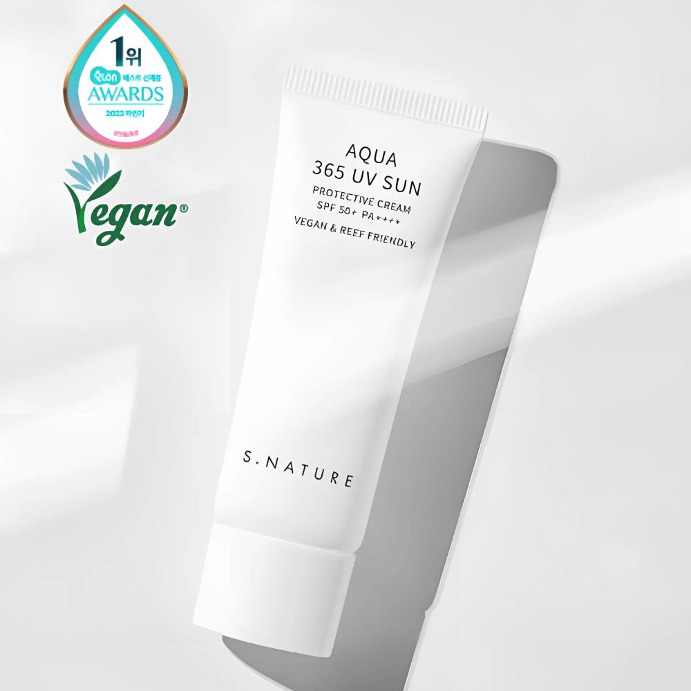 S.NATURE Aqua 365 UV Sun Protective Cream 40ml SPF50+ PA++++ Vegan
