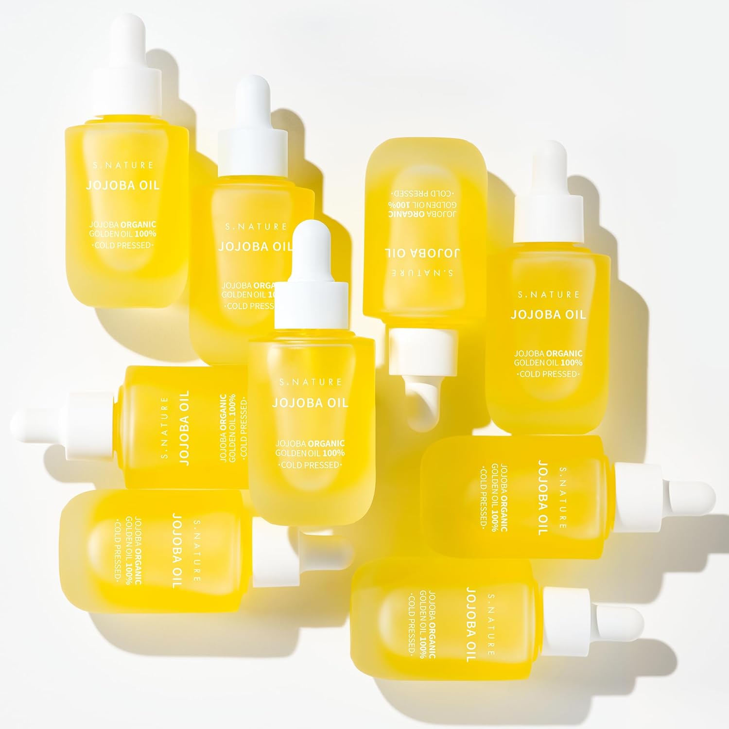 Goldenes Jojobaöl 100% Rein & Unraffiniert - 50 Ml, Natürliches Pflegeöl Für Haut & Haare