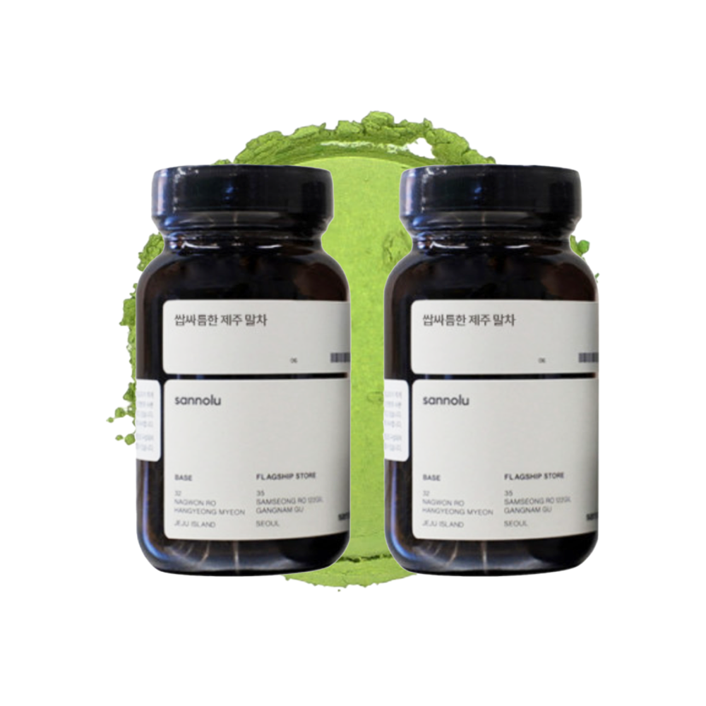 SANNOLU 100% JEJU Matcha 80g (40g+40g) (3 options to choose)
