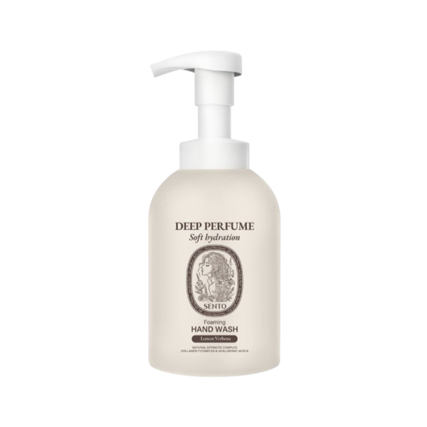 SENTO Deep Perfume Foaming Hand Wash (Lemon Verbena Scent) 510ml x 2