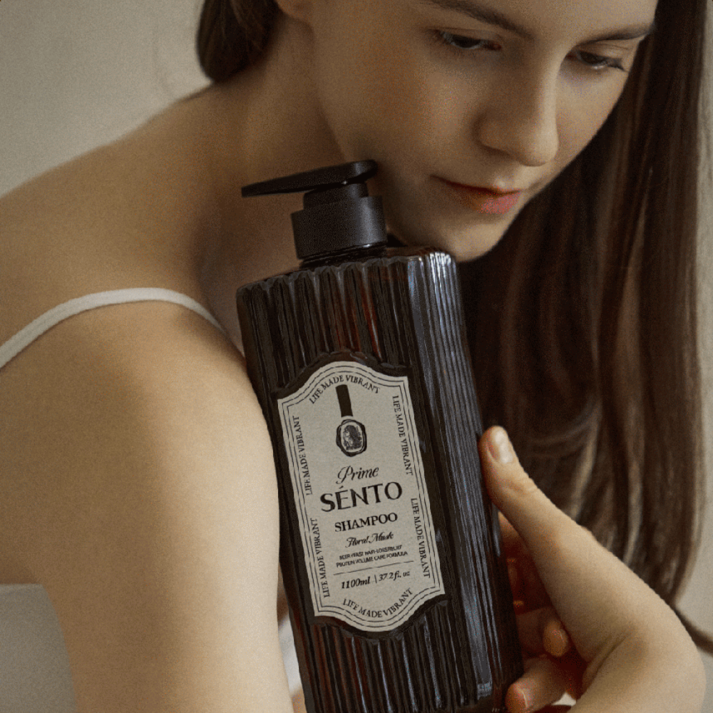 SENTO Prime 120,000PPM Brewer’s Yeast Anti-Hair Loss Protein Scalp Care Volume Shampoo (Floral Musk Scent) - 1,100ml