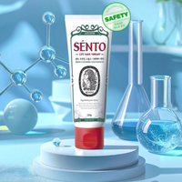 SENTO Prime High-Fluoride Bad Breath Care Toothpaste (Aqua Mint Flavor) - 4 Pack (120g x 4)