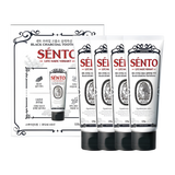 SENTO Prime High-Fluoride Black Charcoal Toothpaste (Spearmint Flavor) - 4 Pack (120g x 4)
